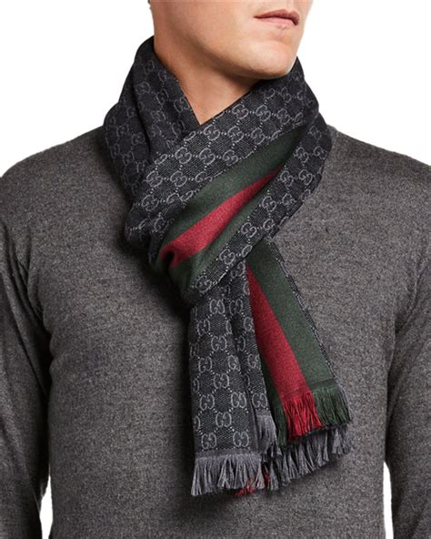 gucci scarf men|gucci scarf men's outlet.